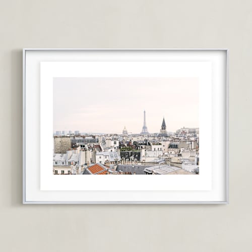This is a hazy gray art by Annie Montgomery called french dreams