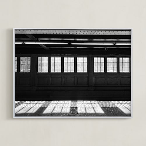 This is a nor black art by Van Tsao called light at the end of tunnel #1