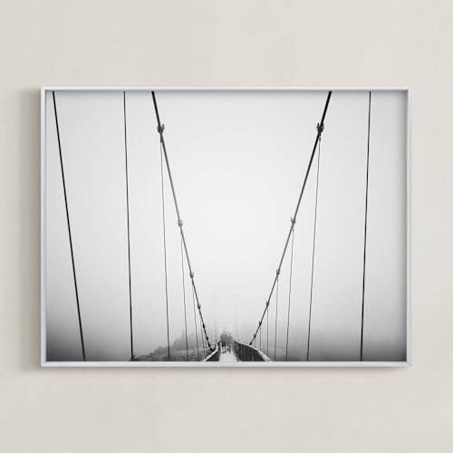 This is a carolina steel art by Oriana Koren called through the fog