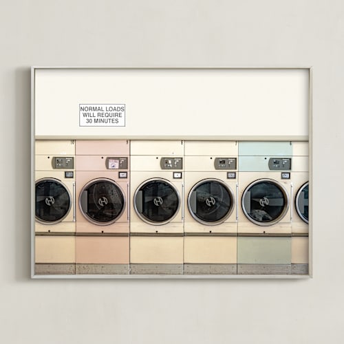 This is a isabelline art by Maja Cunningham called at the laundromat