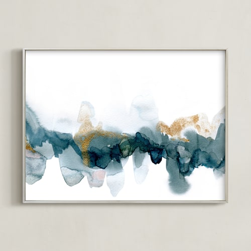 This is a ocean art by Melanie Severin called fractured horizon 1