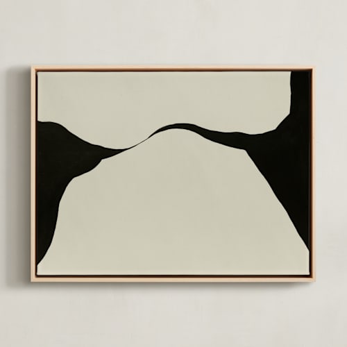 This is a obsidian soil art with standard by Tania Medeiros called echoes of form