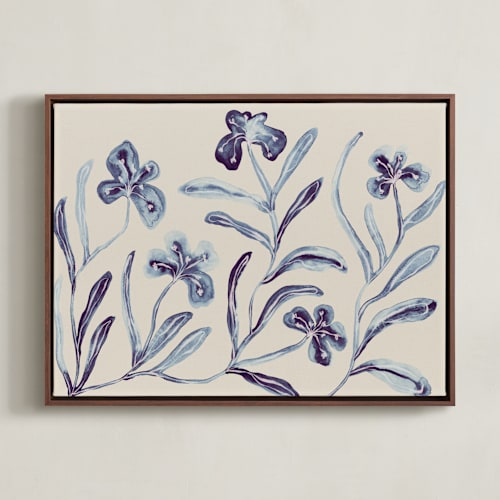 This is a shadowed lavender art by Alisa Galitsyna called midnight blossoms