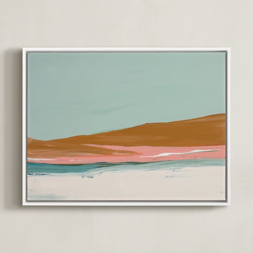 This is a orangish brown art by Caryn Owen called sand dunes