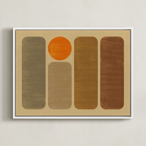 This is a sunset art by Yohaku Oshima called safari night