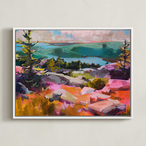 This is a coral art by Jess Franks called look out