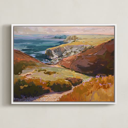This is a ochre art by Jess Franks called in the nick of time