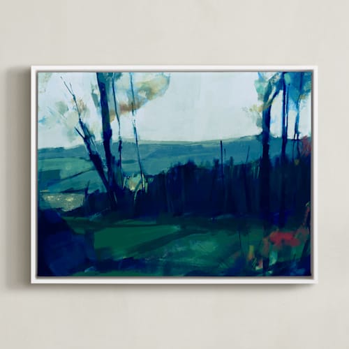 This is a evening teal art by Eric Ransom called a clear path