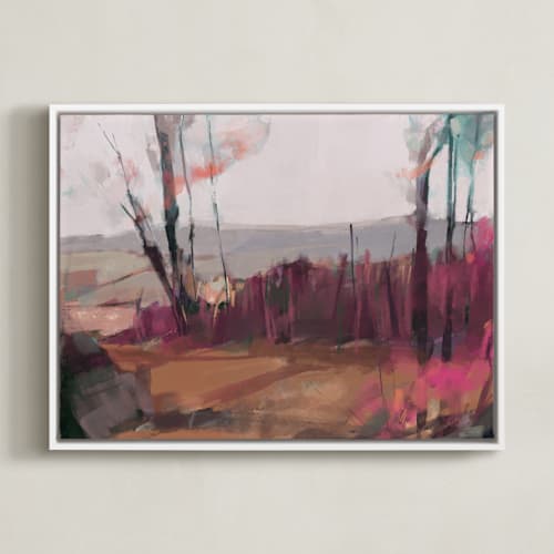 This is a rose wine art by Eric Ransom called a clear path