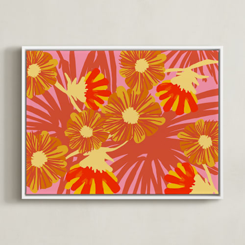This is a paprika art by Deborah Velasquez called electric bloom