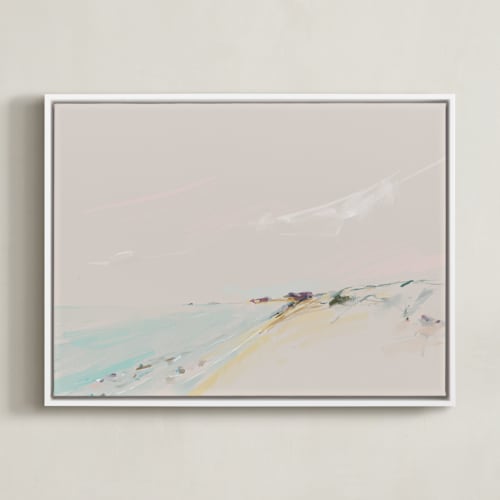 This is a ocean spray art with standard by Eric Ransom called inky beach