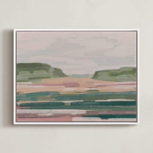 This is a natural art by Brooke Drake called between the hills