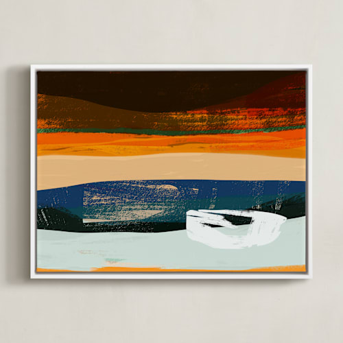 This is a multi-colored art with standard by Simona Gocan called solitude