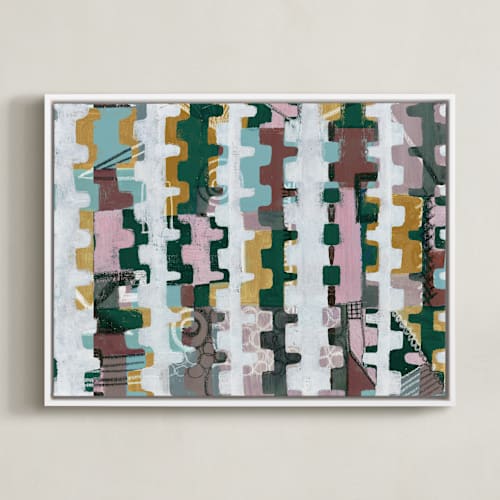This is a assembled egg blue art by Bethania Lima called assemblage ii