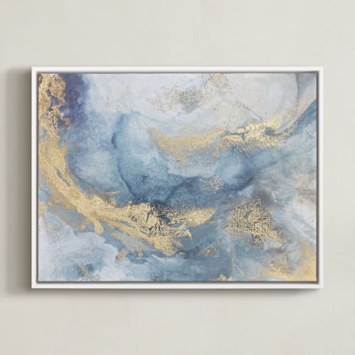 This is a clear blue art by Julia Contacessi called purity of light