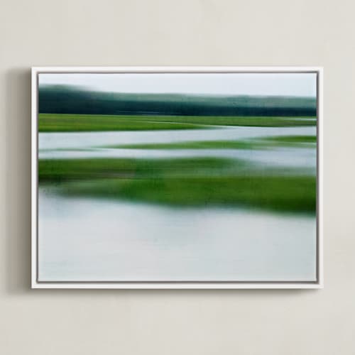 This is a green apple art by Debra Pruskowski called lush glades l