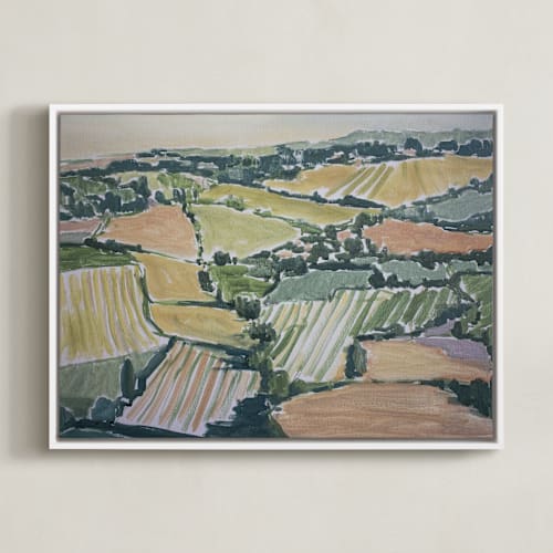 This is a vineyard art by Alysia Quisenberry called color fields