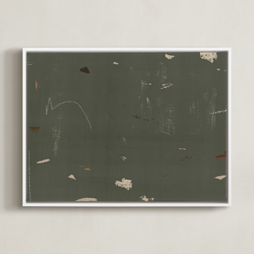 This is a green art by Shiho Whitehead called play