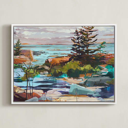 This is a lagoon art by Jess Franks called for shore