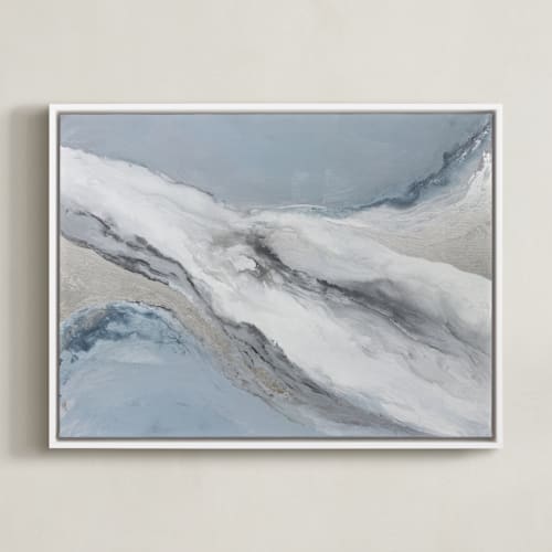 This is a soft blue art by Julia Contacessi called muse