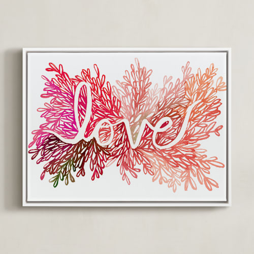 This is a berry art by Kelly Ventura called love