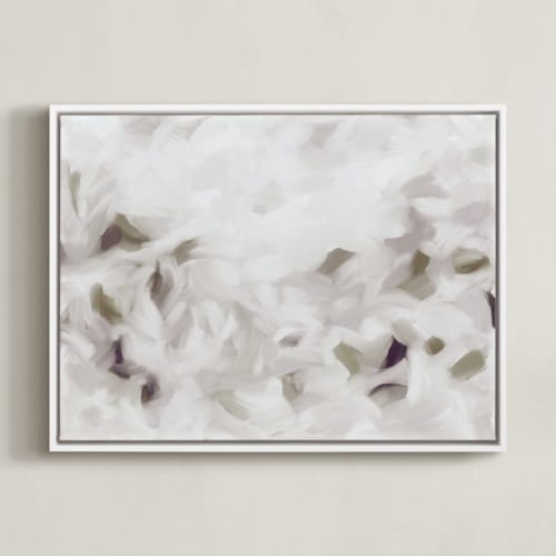 This is a lavender grey art by Melanie Severin called ethereal composition