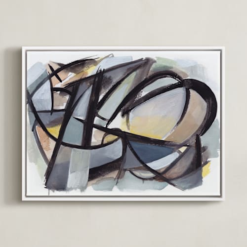 This is a beige art by Hooray Creative called city of industry
