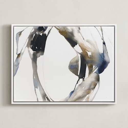 This is a grey wash art by Michelle Lee called surrounding
