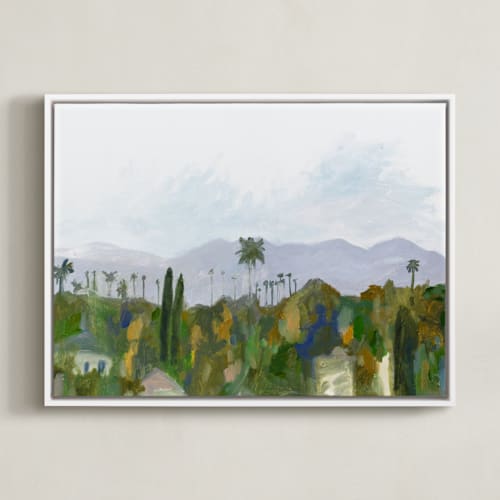 This is a green hills art by Kelly Witmer called los angeles landscape