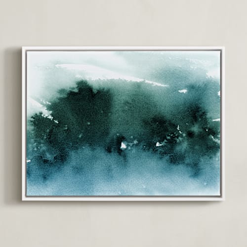 This is a forest art with standard by Lindsay Megahed called misty forest