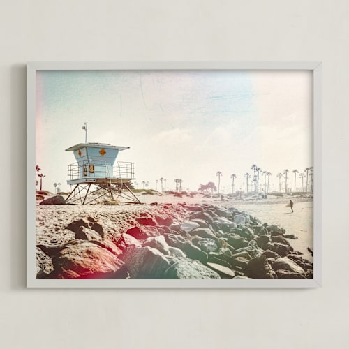 This is a summer art by Kamala Nahas called beach affect 2