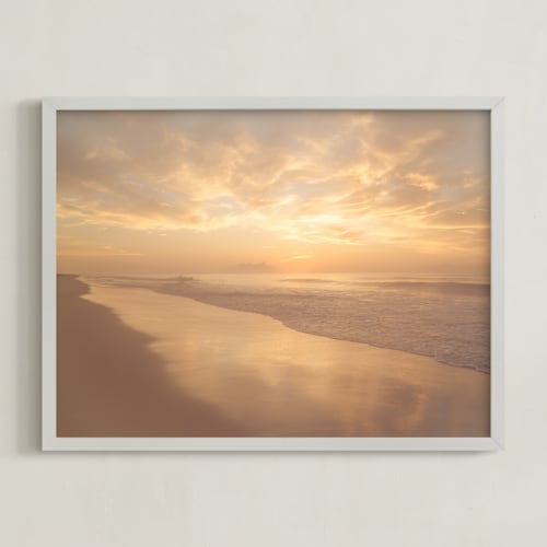 This is a apricot art with standard by Courtney Crane called before sunrise