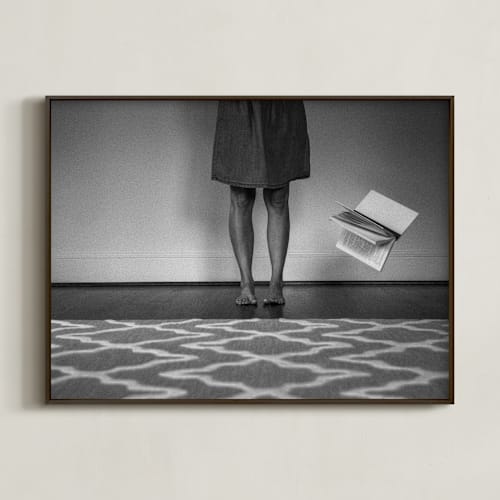 This is a charcoal art by Keely Norton Owendoff called book ii