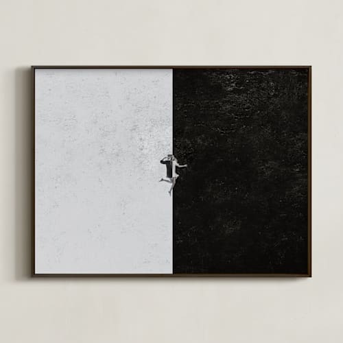 This is a black art by Jacob Loafman called negative-positive
