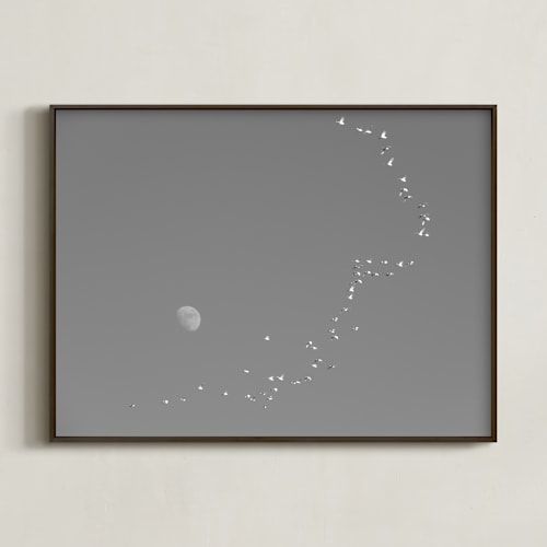 This is a dusk art by Alaric Yanos called flight and hike i