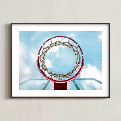 Punch Blue color: Framed