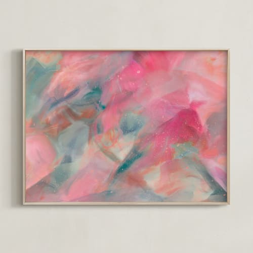 This is a cotton candy art by Brooke Drake called pretty please