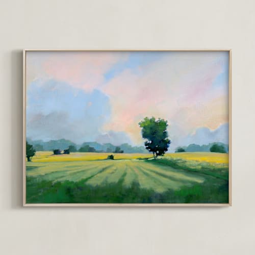 This is a summer sky art with standard by Stephanie Goos Johnson called far fields