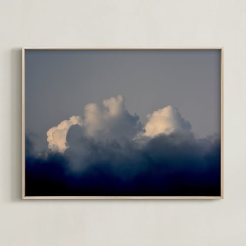 This is a royal blue art by Jonathan Brooks called blue dusk