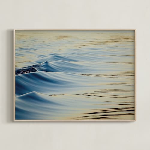 This is a ocean art by Jan Kessel called sunset zen