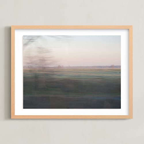 This is a dawn art by lulu and isabelle called dawn on the go