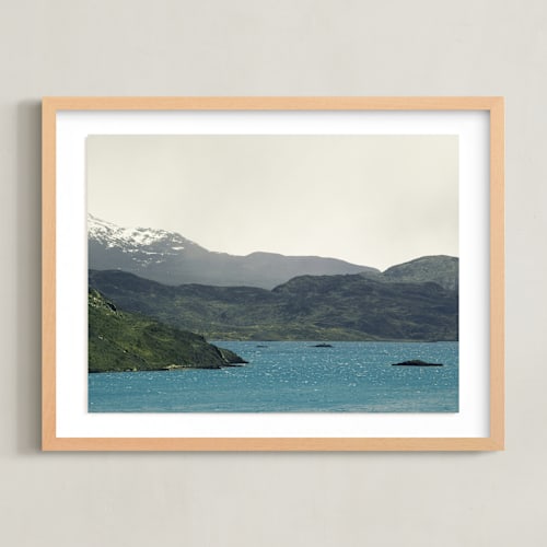 This is a ocean blue art with standard by lulu and isabelle called landscape 1