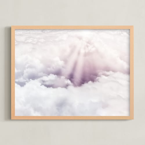 This is a lilac art by Alicia Youngken called beyond the clouds