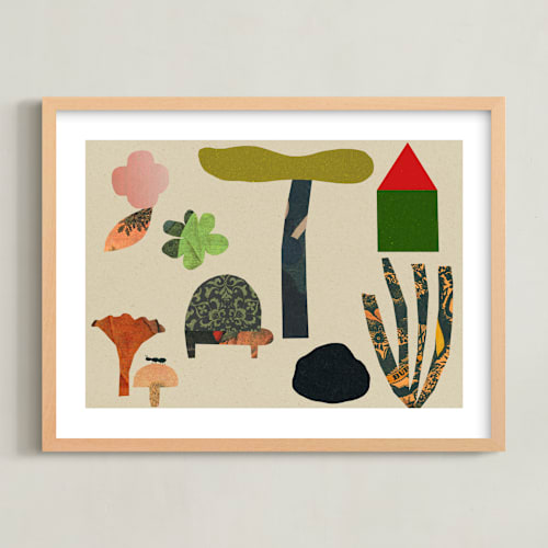 This is a sand kids wall art with standard by Sumak Studio called on the ground 3