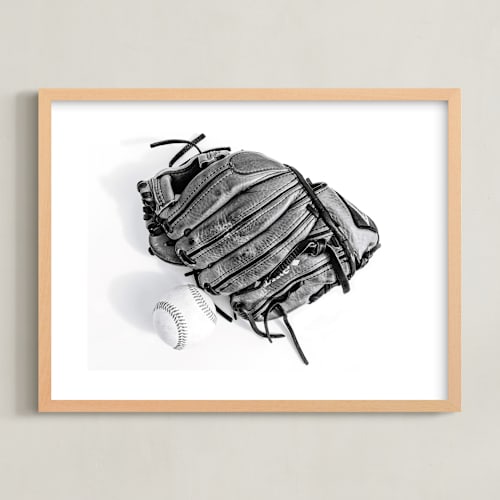 This is a ball art by Lindsay Kelly Art called ball game