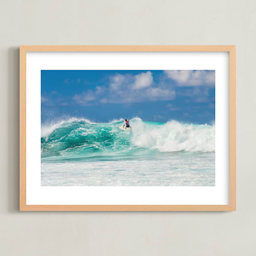 This is a aquamarine art by M.E.Segantini called surfing lanzarote