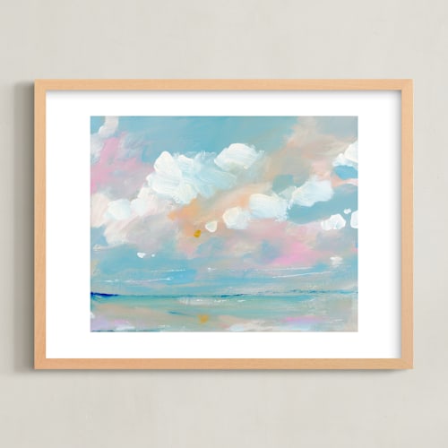 This is a turquoise art by Lindsay Megahed called turquoise beach