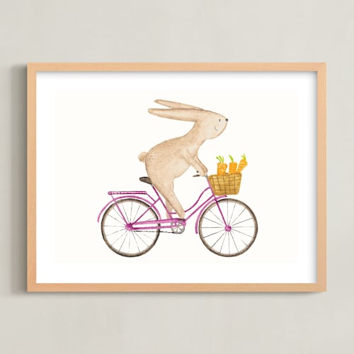 This is a violet art by Francisca Reyes called fast riders iv