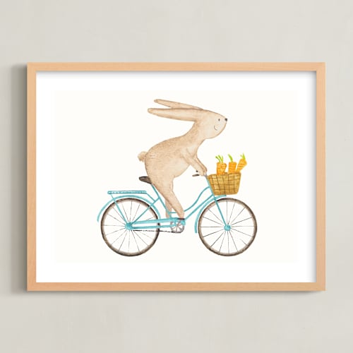 This is a teal art by Francisca Reyes called fast riders iv