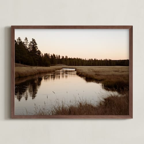 This is a dusk art by Tania Medeiros called silent river